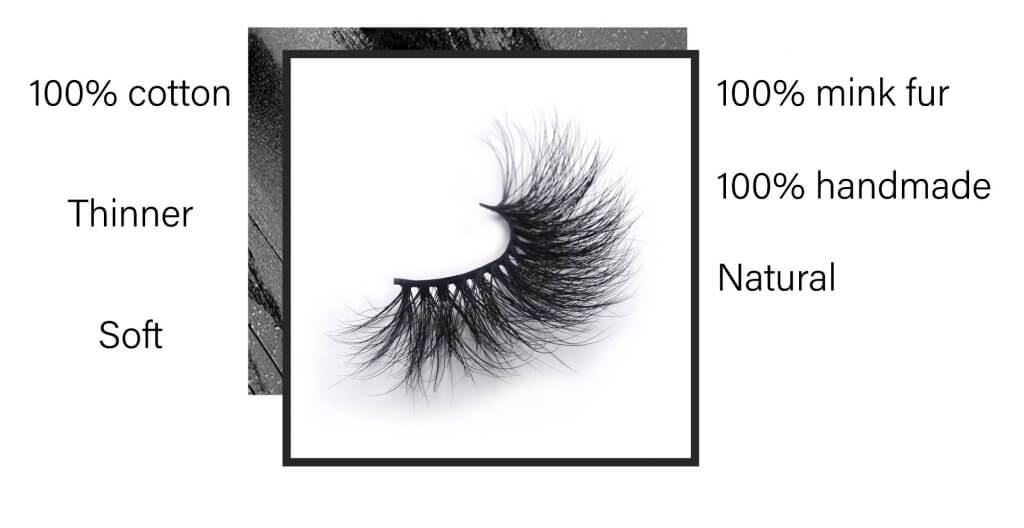 Mink vs Synthetic Lashes HERMES LASHES FACTORY VENDOR